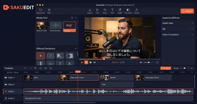 SakuEditの公開紹介画像